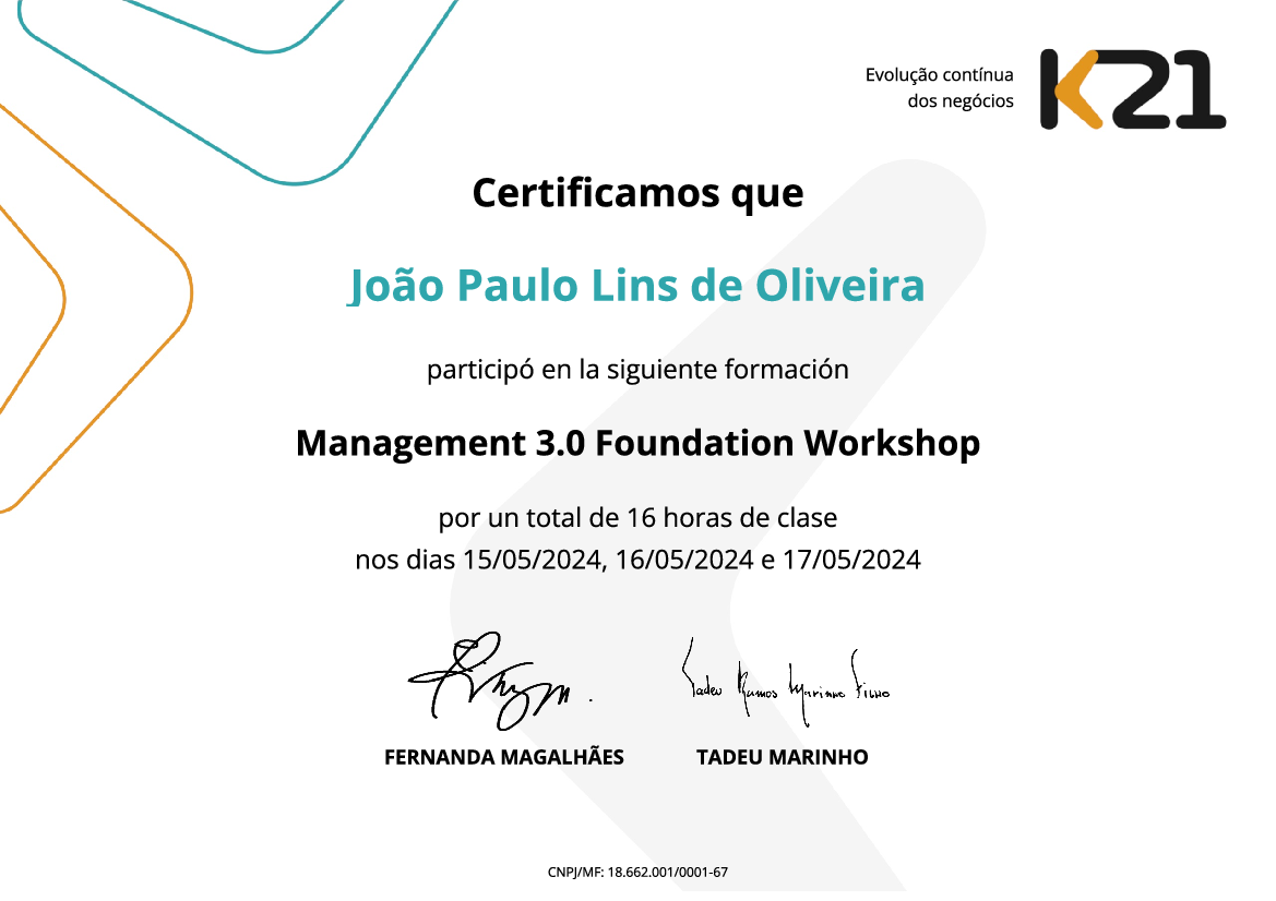 Certificado K21